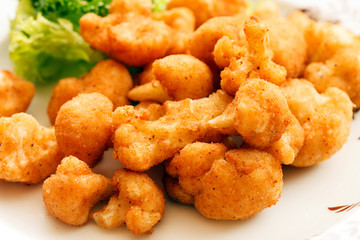 fried cauliflower