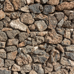 lava stone wall