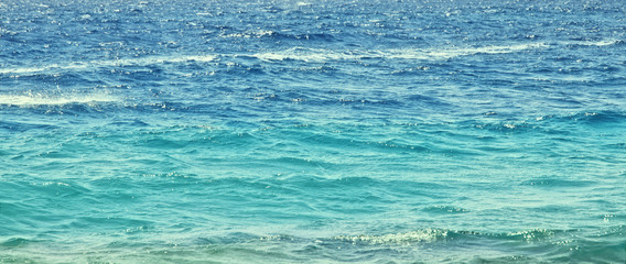 Photo of tropical sea. Summer travel and vacation concept