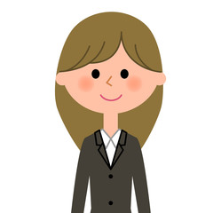 スーツの女性