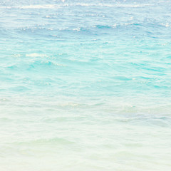 Abstract photo of tropical sea. Summer travel and vacation concept