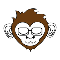 Cute monkey design