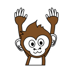 Cute monkey design
