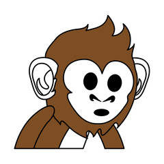 Fototapeta premium Cute monkey design