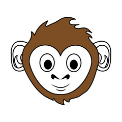 Obraz premium Cute monkey design
