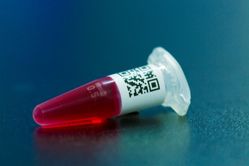 centrifuge test tubes for genetic identification of parent, DNA-Based Human Identification qr code
