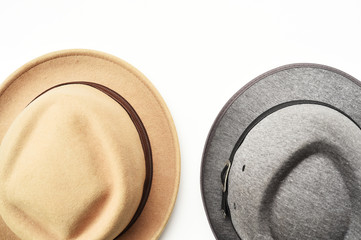 Summer hat isolated on white background