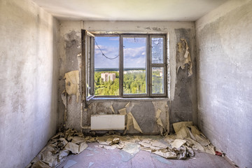 Appartment in Pripyat (Chernobyl Exclusion Zone)