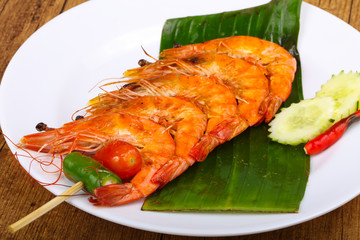 Prawn skewer