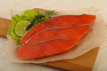 Salted salmon