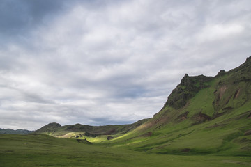 icleandic valley near vik