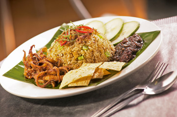 Nasi briyani seafood