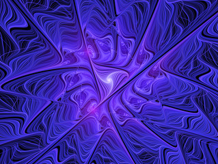Purple abstract fractal art. Abstract painting color texture. Computer-generated image.