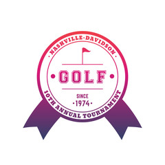 Golf Tournament emblem, badge