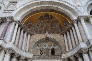 Fototapeta premium Basilica di San Marco, San Marco square , Venice Italy. 