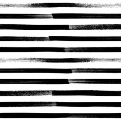 Blackout curtains Horizontal stripes Abstract paint brushstroke seamless background.