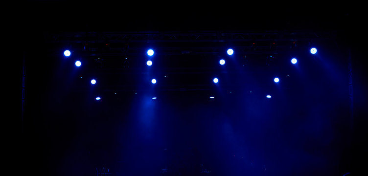 Stage, concert light.