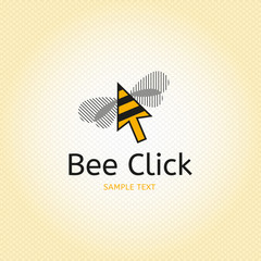 Bee Click Logo Design