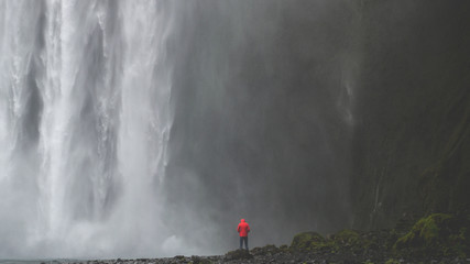 Sk&oacute;gafoss - down below