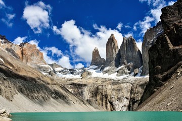 Views of Torres del Paine National Park, Chile