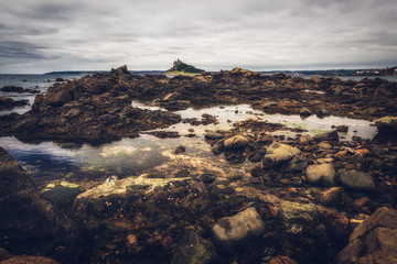 Mounts bay near penzance cornwall england uk