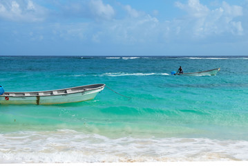 Carribean beach view