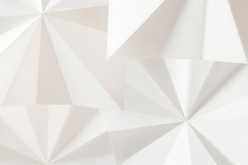 White abstract background, geometric shapes