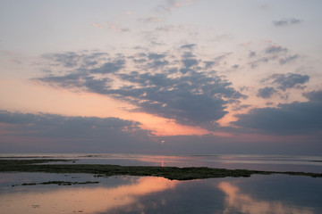 海と夕日