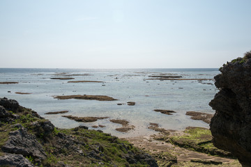 干潮の海