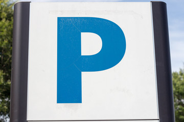 Parking sign