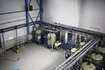 Cylinders of water treatment