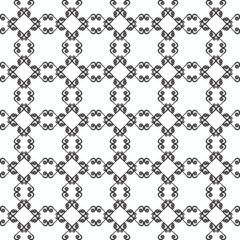 Obraz premium Ornamental seamless pattern. Black and white colors.&nbsp; Endless&nbsp;template for wallpaper, textile, wrapping, print, interior, floor, fabric. Abstract texture.&nbsp;Traditional ethnic ornament for design.