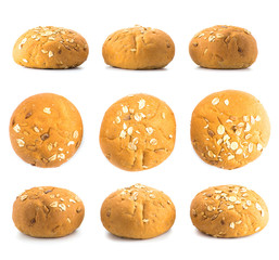 set of bread buns
