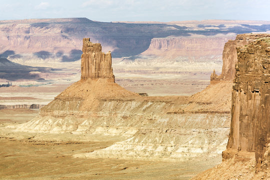 Rock formation, Green River Overlook, Canyonlands National Park, Moab, Utah