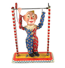 Vintage Clown Doll on Balancing Pole