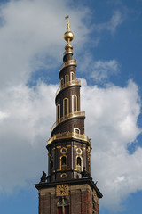 Turm Vor Frelsers Kirke Erlöserkirche in kopenhagen