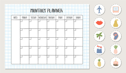 Monthly planner