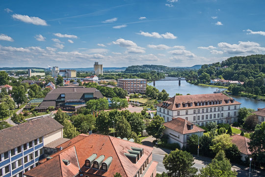 Stadt  Hameln - Blick von der M&uuml;nsterkirche auf die Altstadt 