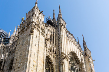 Fototapeta premium Milan Cathedra, Domm de Milan is the cathedral church