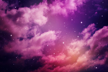 Night sky with stars.