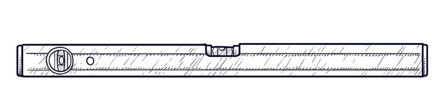 Spirit level drawing online