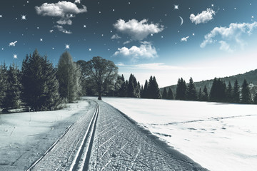 Winter road
