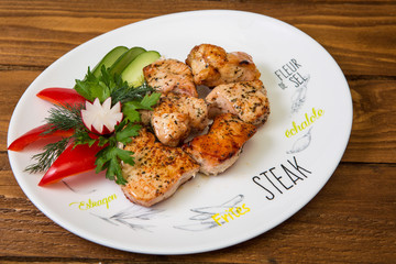 Meat, steak, shish kebab