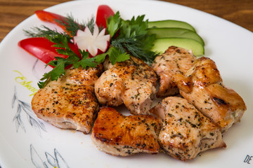 Meat, steak, shish kebab