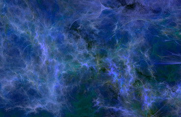 Abstract shapes made of fractal textures.