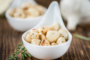 Portion of Preserved Garlic