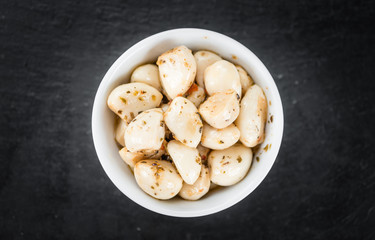 Portion of Preserved Garlic