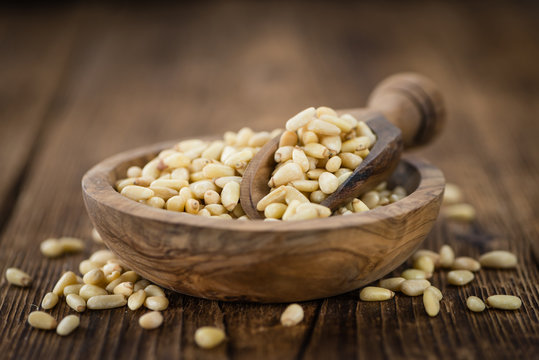 Pine Nuts (selective focus)