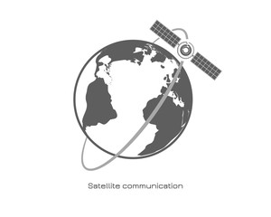 Satellite communication icon