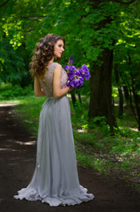 Woman in the forest